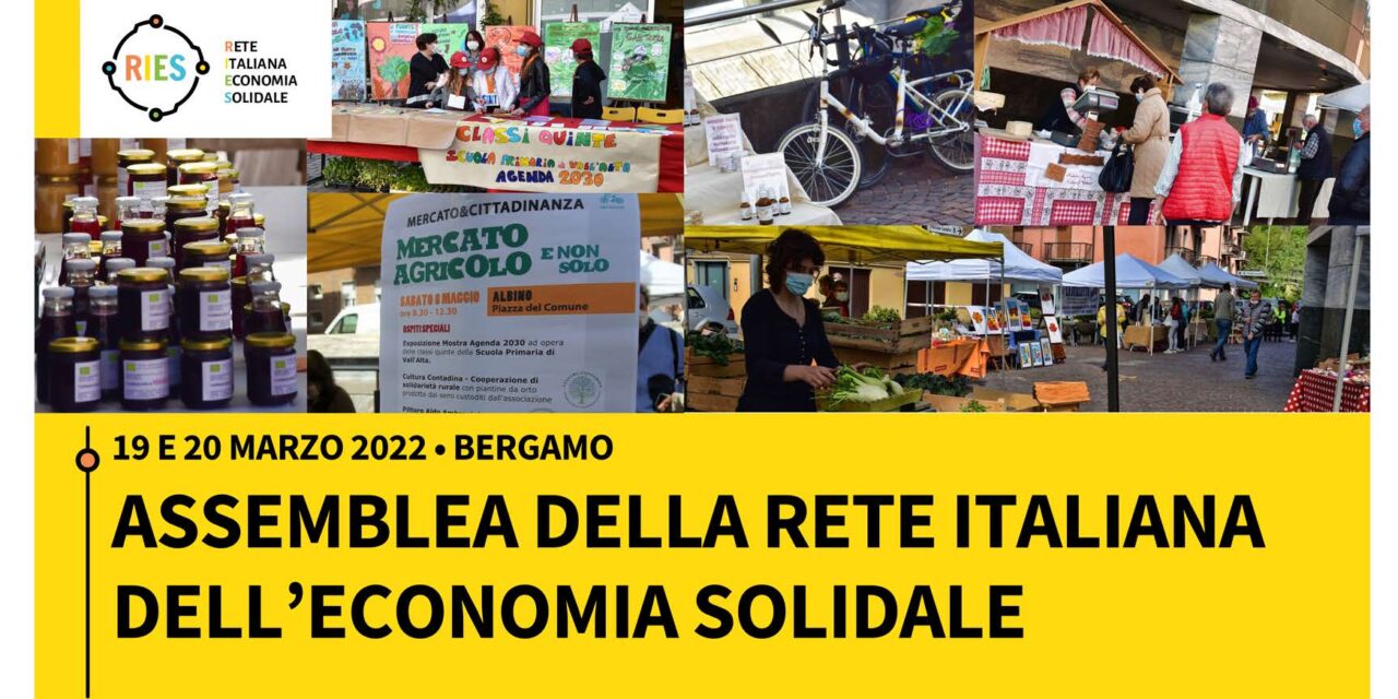 Assemblea soci RIES 2022 – 19-20 marzo a Bergamo