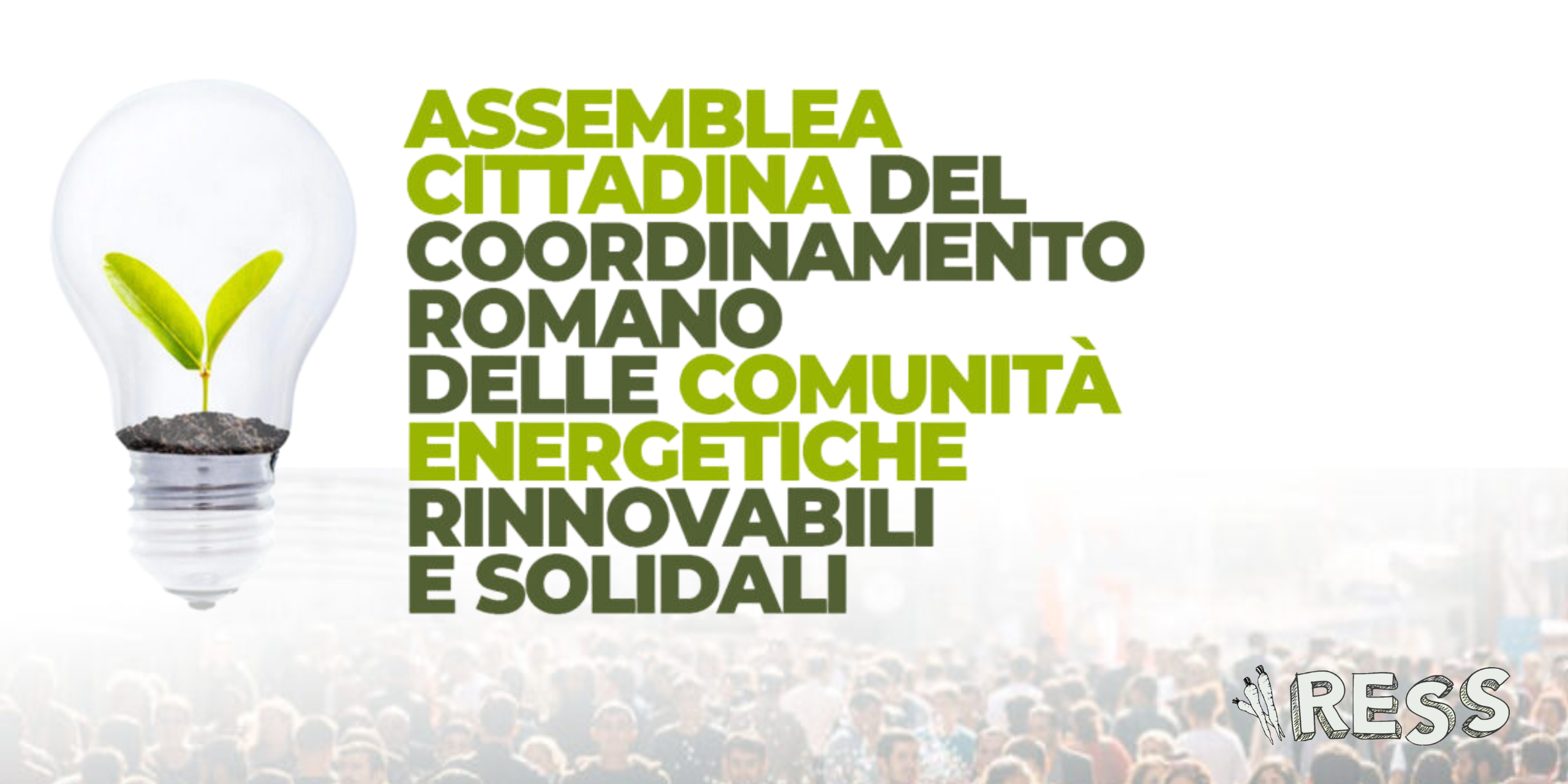 Assemblea cittadina del Coordinamento Comunità Energetiche Rinnovabili e Solidali (Cers) della Ress Roma