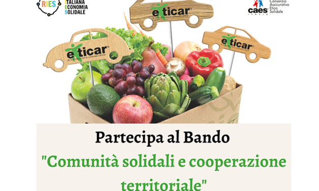 Partecipa al Bando “Comunità solidali e cooperazione territoriale”