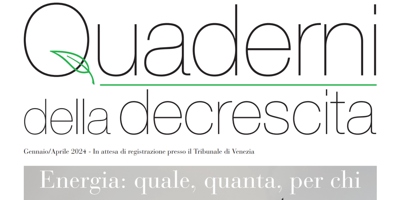 Quaderni della Decrescita n. 2