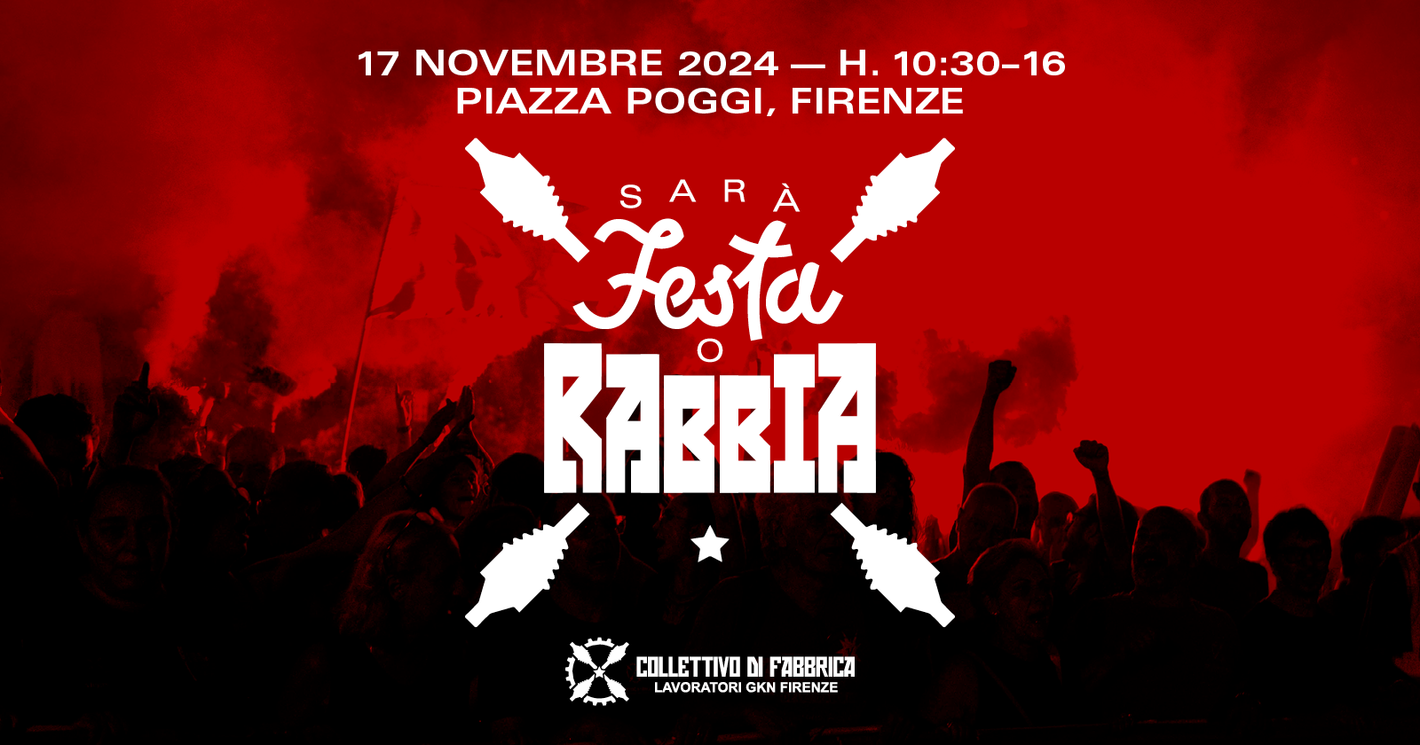 Ex-GKN Festa o rabbia