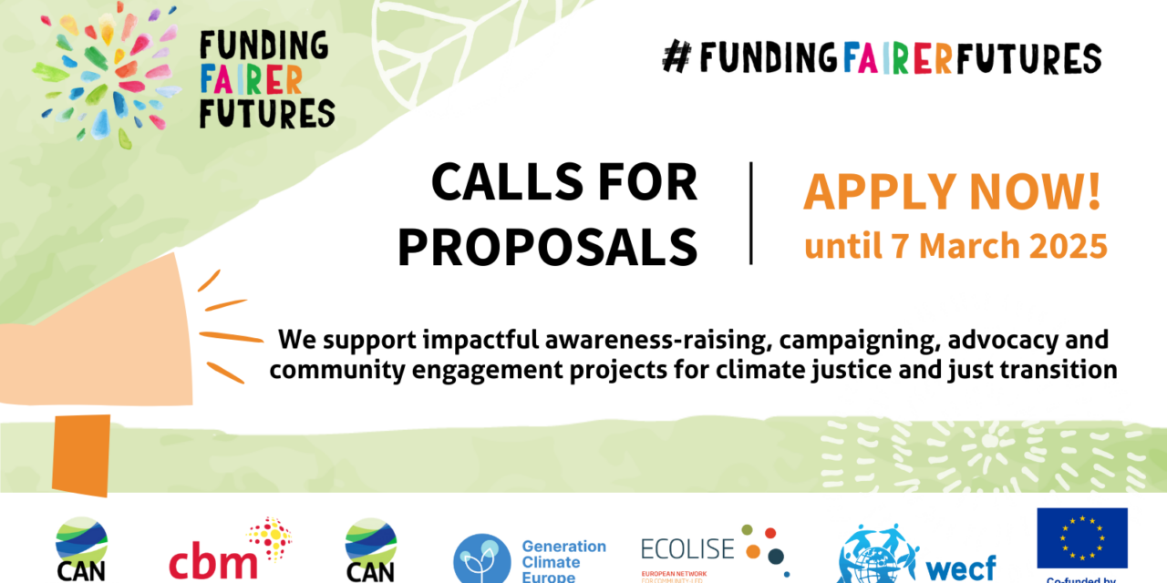 Funding Fairer Futures: fondi per il clima e iniziative della società civile