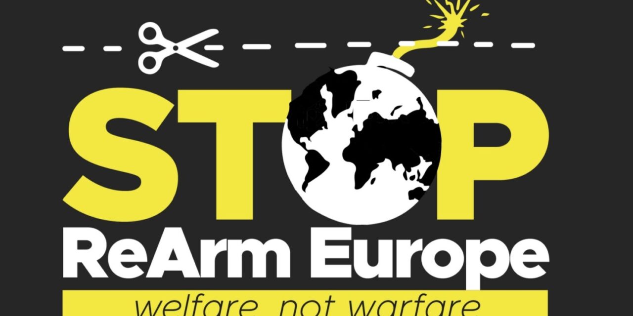 Per un’economia di pace e solidale: stop al Riarmo dell’Europa
