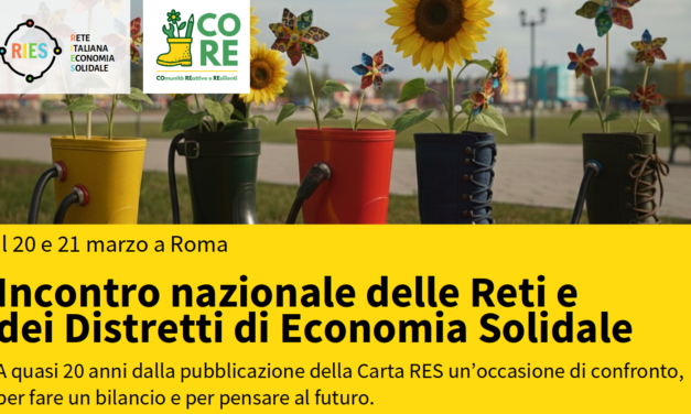 20-21 marzo 26: Incontro nazionale delle Reti e dei Distretti di Economia Solidale