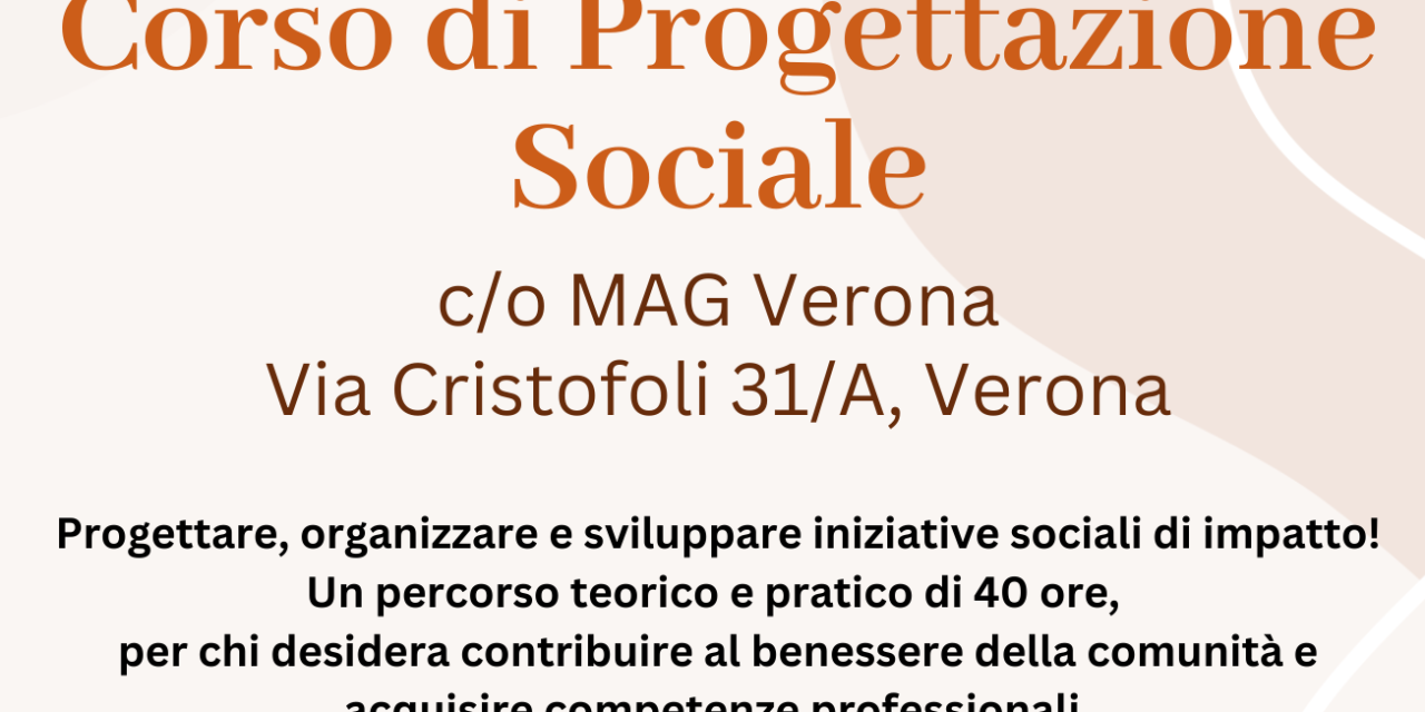 Corso di progettazione sociale