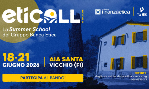 EtiCall, la Summer school del gruppo Banca Etica
