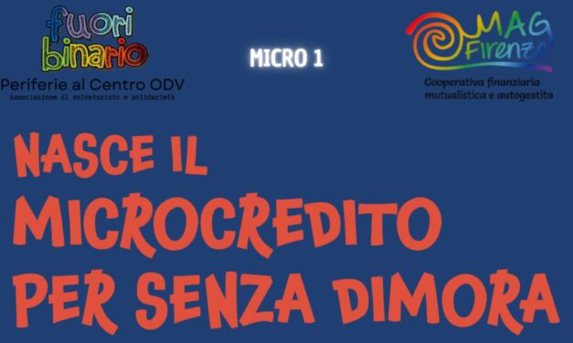 A Firenze è nato il microcredito per i senza dimora
